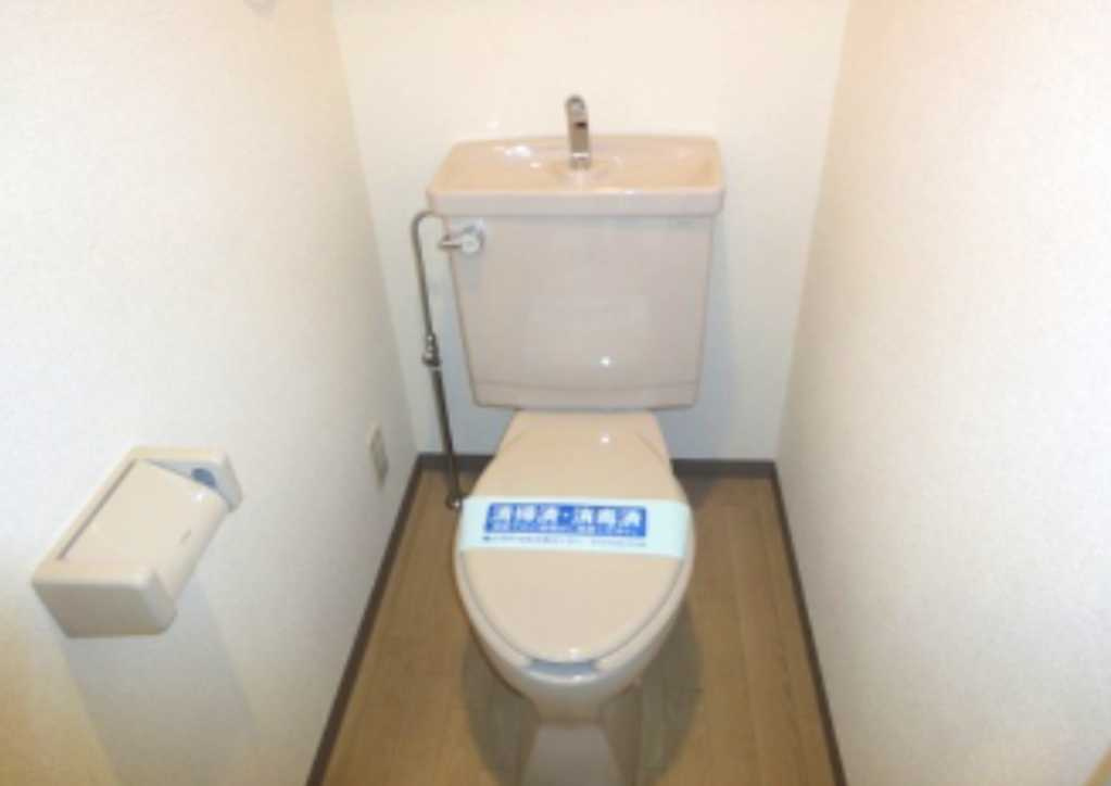 ステージファースト三軒茶屋　オートロック　高層階　陽当たり良好のトイレ