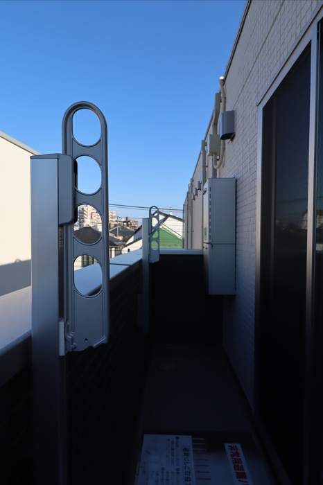 グラナーデ東新町のバルコニー