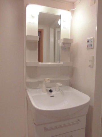 クレメント椿の洗面所|スペースが確保できる洗面所です