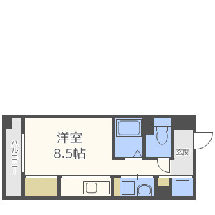 【間取り】 | アーバンフラッツ瓦町