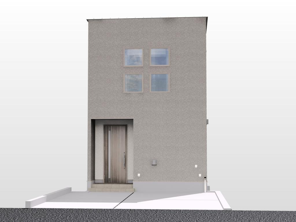 新築戸建　大東市南津の辺町1号地（令和8年2月末竣工）の外観|合成パース