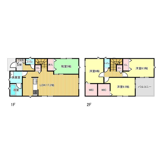 【間取り】 | 四日市市小林町《2号棟》