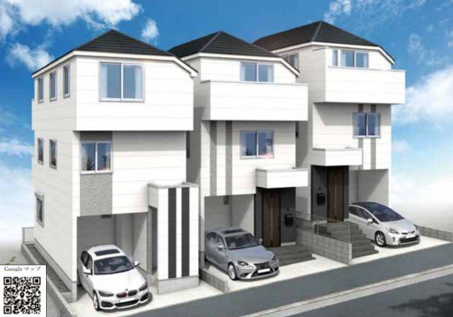 横浜市泉区弥生台 新築戸建て【仲介手数料無料】の外観パース