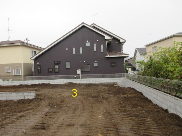 【仲介手数料無料】新築戸建　寄居町桜沢587-1（全3棟）の前面道路含む現地写真