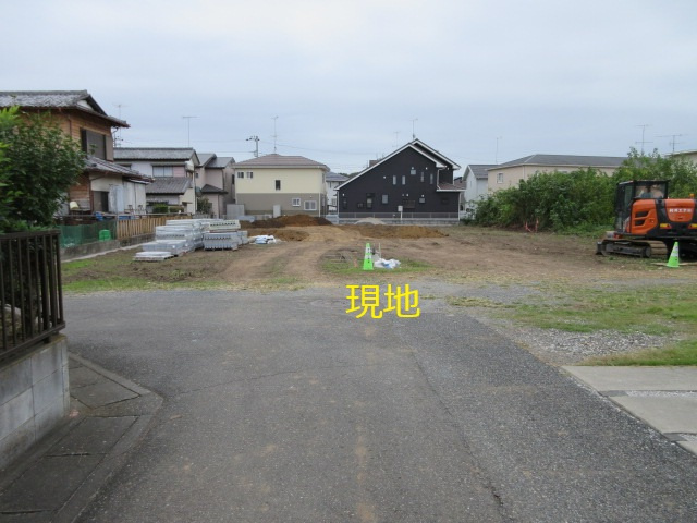 【仲介手数料無料】新築戸建　寄居町桜沢587-1（全3棟）の前面道路含む現地写真