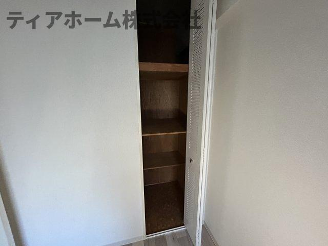 大和高田市神楽３丁目のアパートの収納|専用の収納スペースです