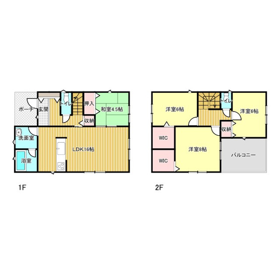 【間取り】 | 四日市市小林町《1号棟》
