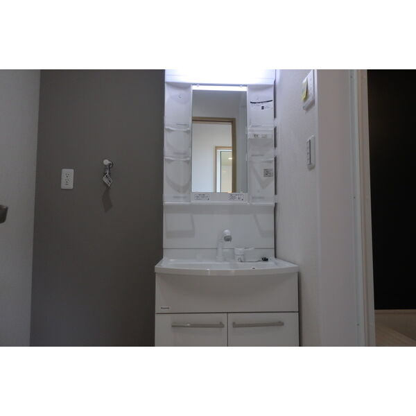 Garage House 森岡の洗面所