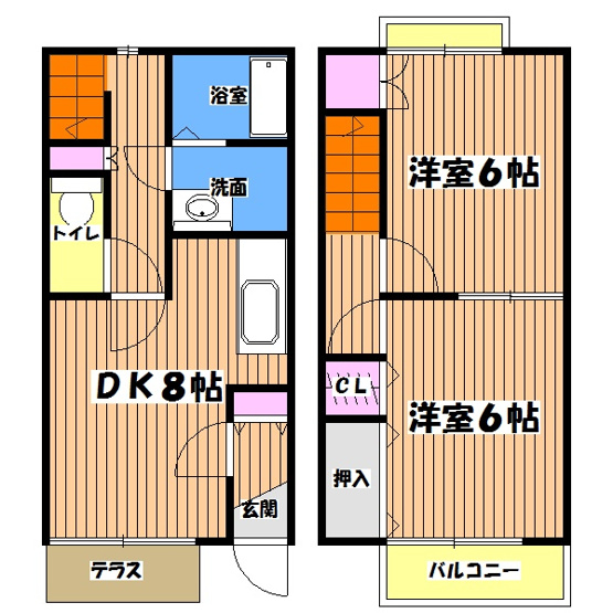 【間取り】 | Sweets Villa A（スウィーツヴィラA）