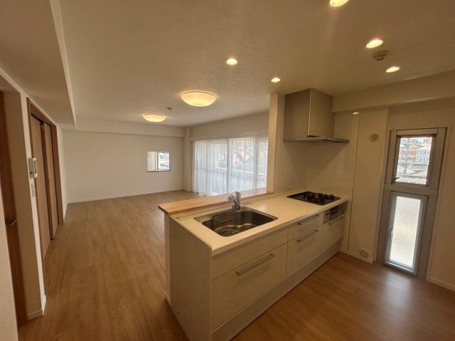 志木パストラルマンションのキッチン|コンパクトなキッチンで掃除もラクラク