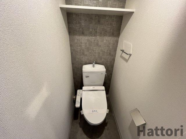 吹田市江坂町１丁目の賃貸マンションのトイレ