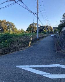 大津市和邇高城の事業用地の外観