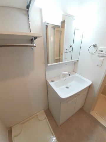 ムーサンヴィレッジ翠の洗面所|ゆったりとスペースのある洗面所