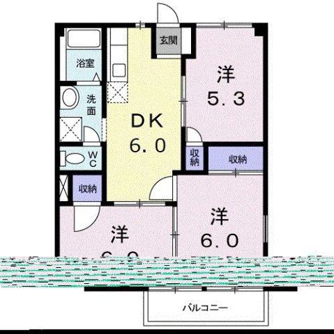 ニューシティ西川の間取り