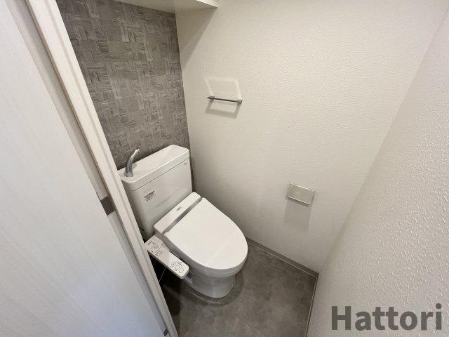 吹田市江坂町１丁目の賃貸マンションのトイレ