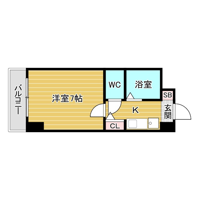 フローライト関大前の間取り