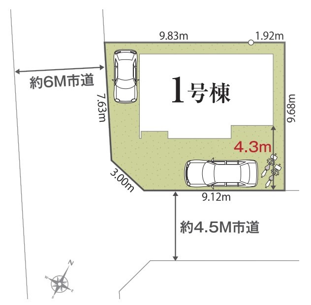 西東京北町3丁目第1期　全1棟　1号棟