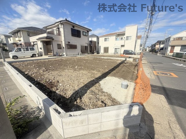 三郷市戸ケ崎1丁目　建築条件無し売地　全1棟の外観|現地の写真になります。