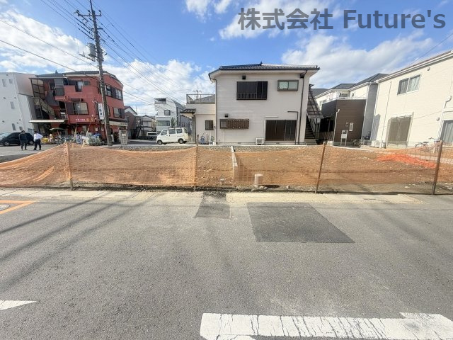 三郷市戸ケ崎1丁目　建築条件無し売地　全1棟の外観|現地の写真になります。