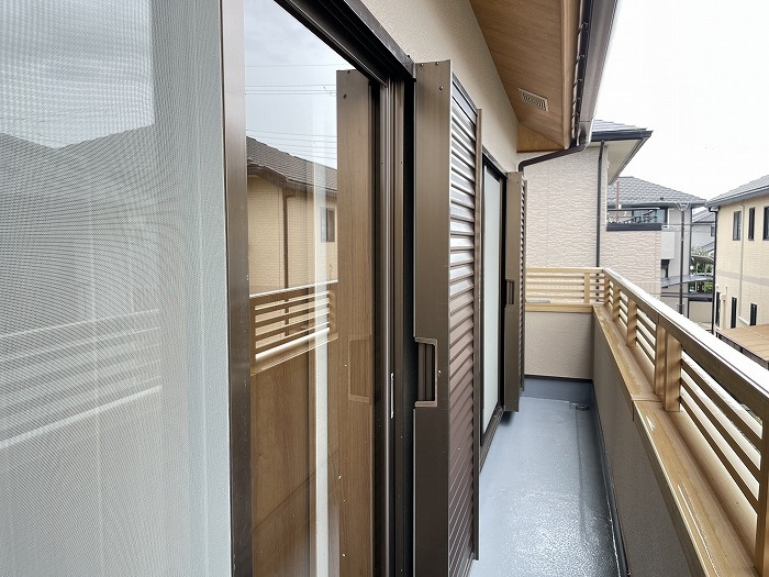 神戸市西区美賀多台5丁目戸建のバルコニー