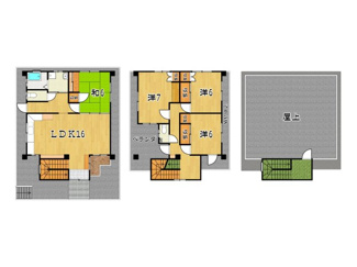 【間取り】 | 宮里一軒家