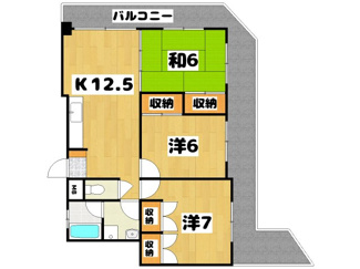 【間取り】 | ポートハイム新