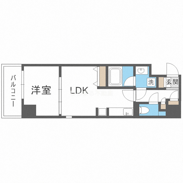 ブラービ南船場の間取り