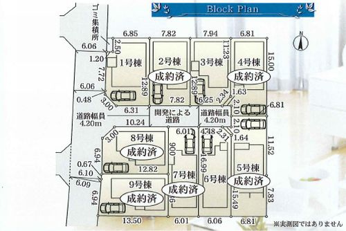 【区画図】 | 茅ヶ崎市浜須賀　新築一戸建て　全9棟 | 茅ヶ崎市浜須賀　新築一戸建て　全9棟