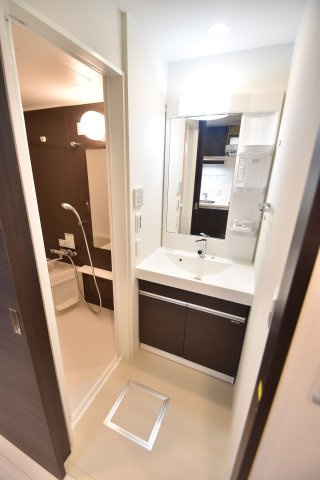 大阪市城東区野江４丁目の賃貸マンションの洗面所