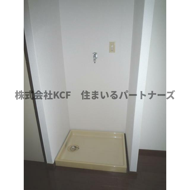 コーポラスF3の洗面所|スペースが確保できる洗面所です
