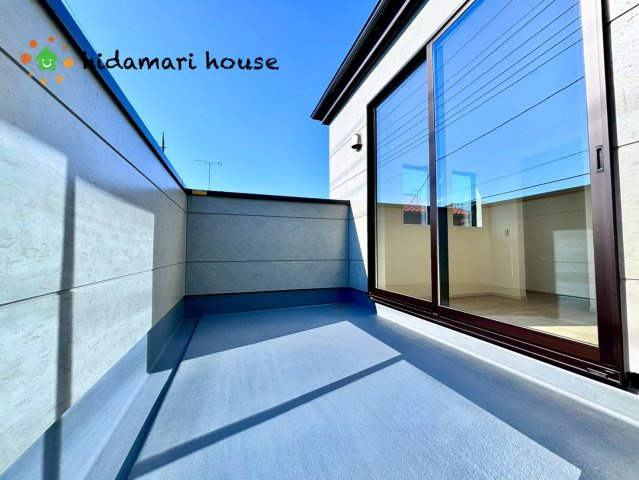 上尾市小泉3期　新築戸建　クラフトピット01のバルコニー