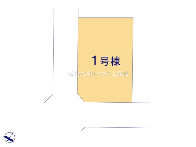 上尾市小泉3期　新築戸建　クラフトピット01の区画図