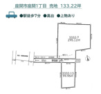 座間市座間1丁目　売地　133.22坪の画像