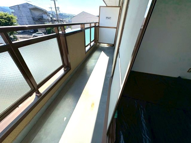 アレーゼＦのバルコニー