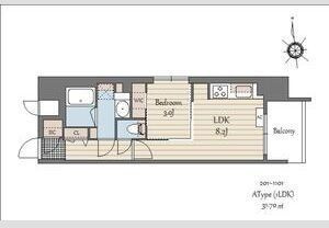 S-RESIDENCE天満橋arの間取り