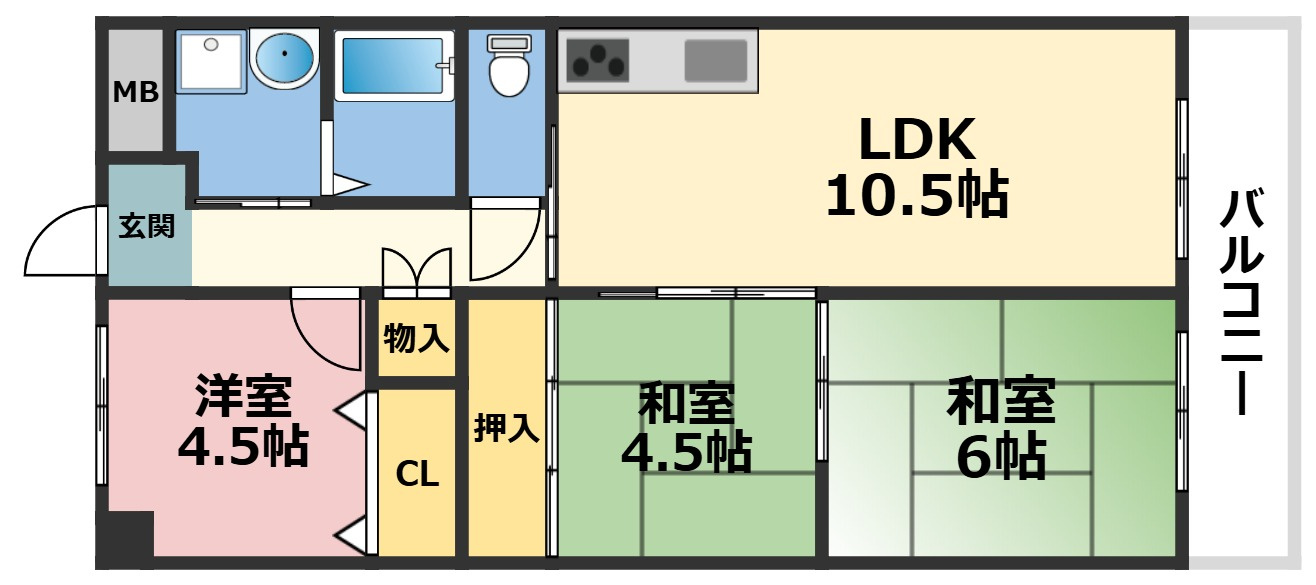 デイグランロイヤルヴィラの間取り