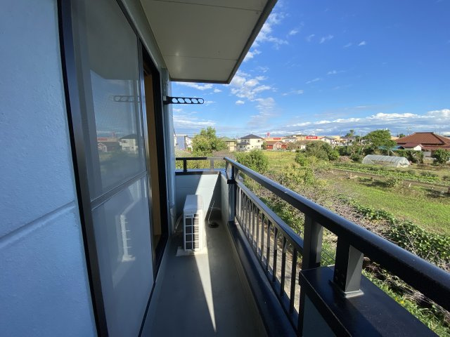 リビオン新茂原のバルコニー