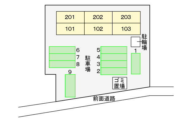ウィッシュの駐車場|駐車場