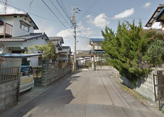 各務原市川島河田町の前面道路含む現地写真