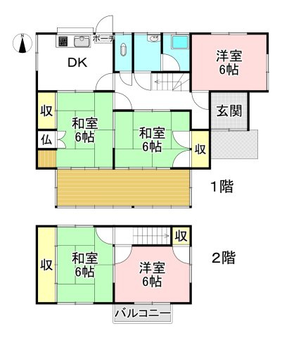 各務原市川島河田町の間取り