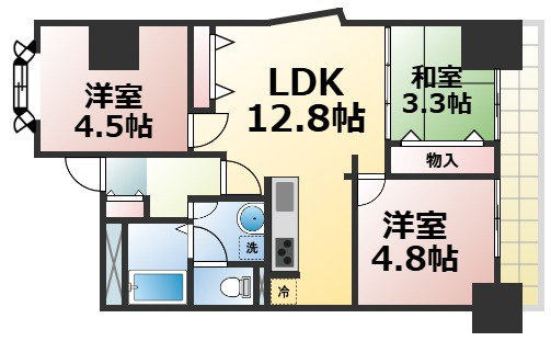 【間取り】 | ノバカネイチ堂ヶ芝　仲介手数料無料
