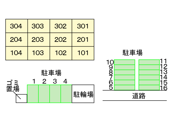 シールド青葉の駐車場|駐車場
