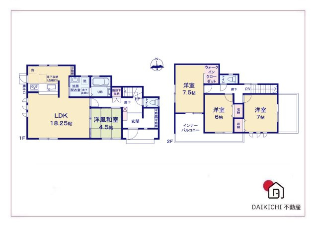【区画図】 | 深谷市田所町第2   LiveleGarden.s   新築戸建　全2棟　2号棟