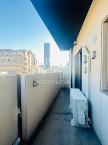 アトレ梅北のバルコニー