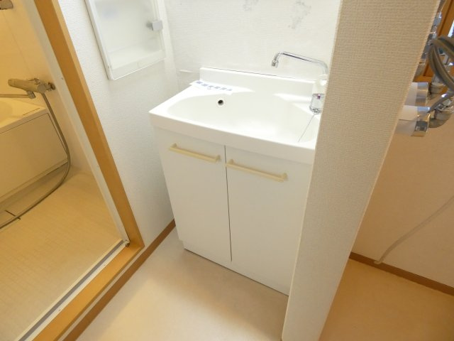 マンション鹿内の洗面所