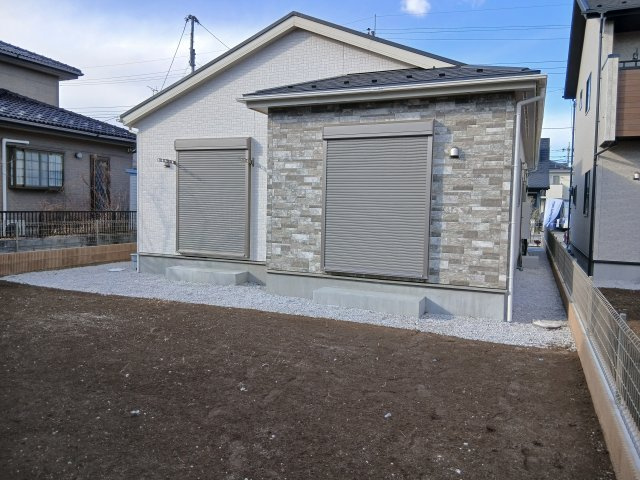 行田市富士見町２丁目２期　の外観|１号棟現地外観（2026年02月02日）撮影　＊南側