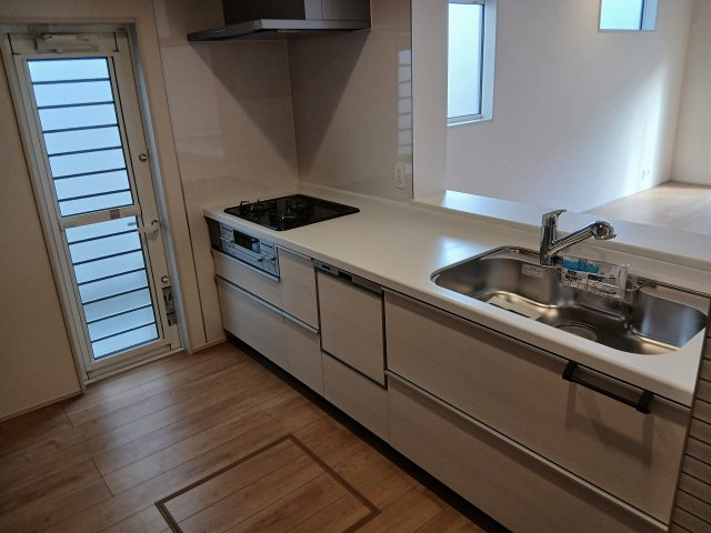 行田市富士見町２丁目２期　のキッチン|１号棟現地キッチン（2026年02月02日）撮影