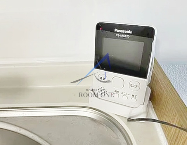 ニックハイム茅場町のセキュリティ|モニター付きインターホンです。