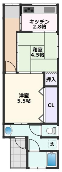 【間取り】 | 泉町4丁目テラスハウス