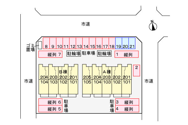 リライフ　Ⅰの駐車場|駐車場